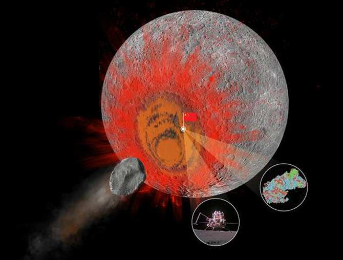 Reconstruyen la catástrofe que excavó el cráter más grande de la Luna