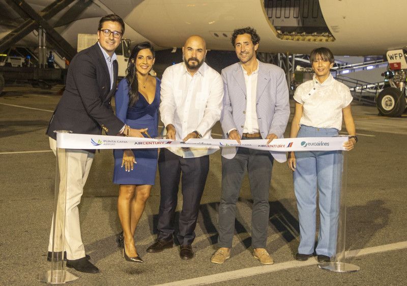 Air Century y Euroairlines inauguran nueva ruta París-Punta Cana
