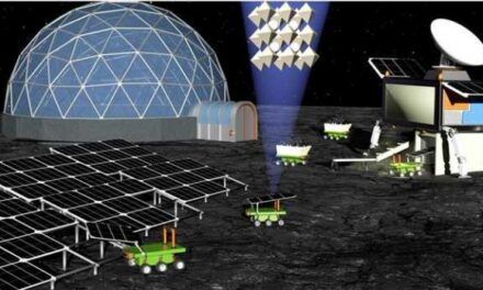 Usar polvo lunar para fabricar células solares