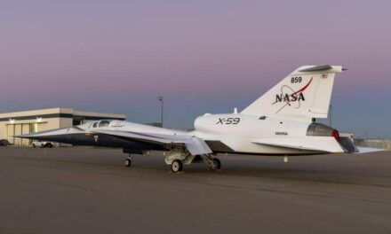 El nuevo avión supersónico silencioso X-59 supera una prueba de estabilidad de velocidad