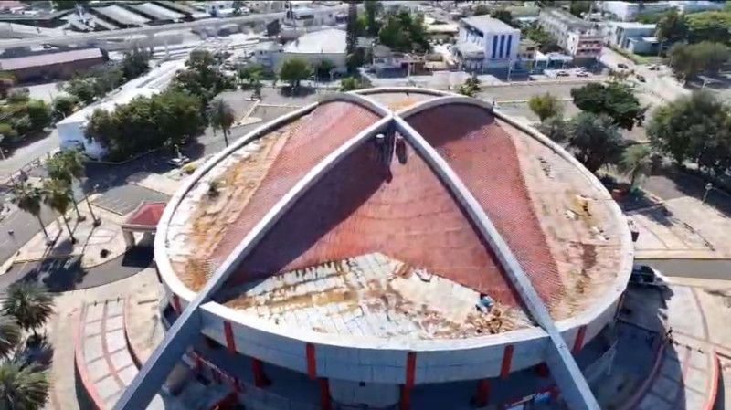 Se deteriora la Gran Arena del Cibao de Santiago