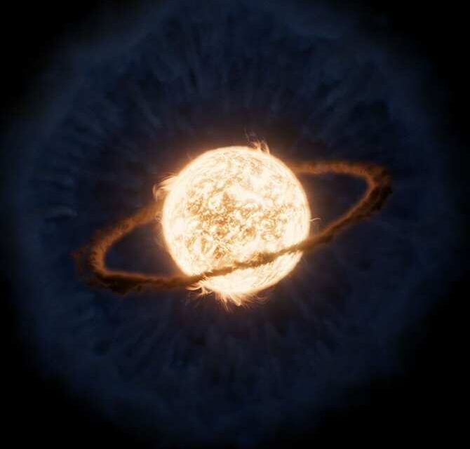 Reconstruyen cómo un planeta fue tragado por su estrella