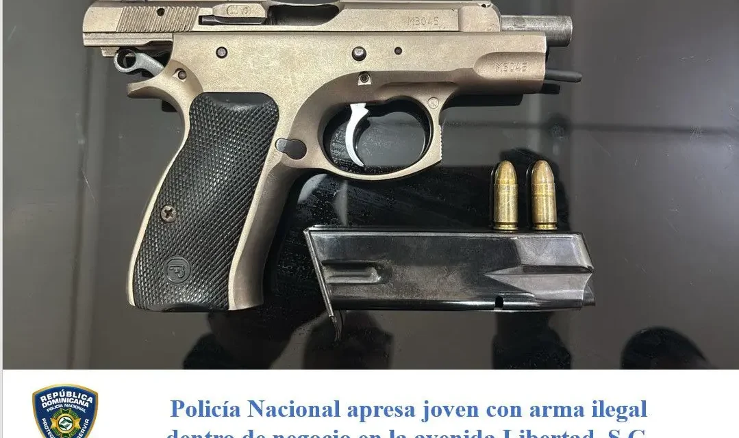 Apresan en San Cristóbal hombre con arma de fuego ilegal