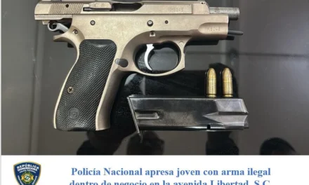 Apresan en San Cristóbal hombre con arma de fuego ilegal
