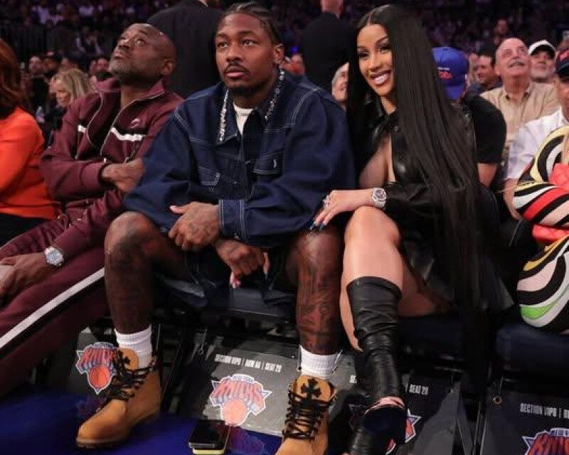 Cardi B y Stefon Diggs avivan rumores de romance tras aparecer juntos en juego de la NBA
