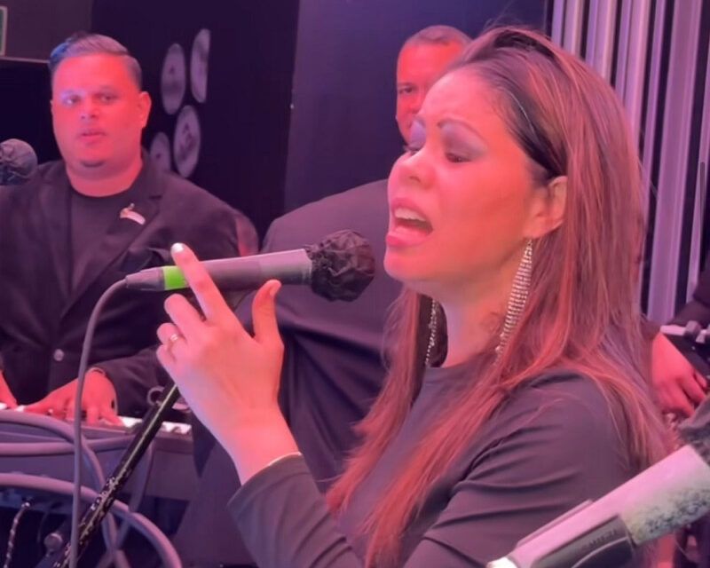 Zulinka, Miguel y la orquesta de Rubby Pérez suben por primera vez a tarima después de la tragedia de Jet Set