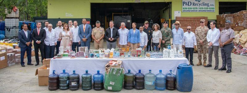 Adopron respalda incineración de productos ilícitos realizada por las autoridades