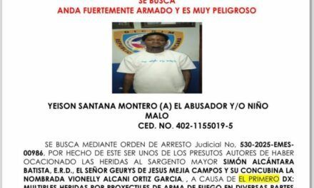 Cae abatido “El Abusador” al enfrentar patrulla de investigaciones en La Romana; era buscado por homicidio y ataque a un sargento mayor ERD