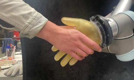 Nueva piel robótica con sentido del tacto