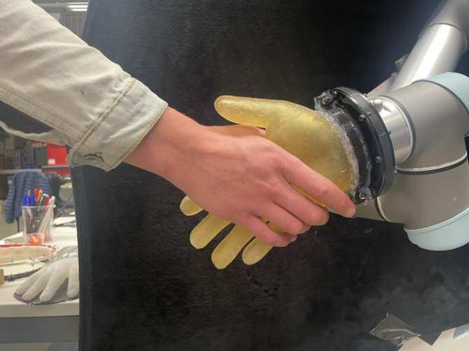 Nueva piel robótica con sentido del tacto