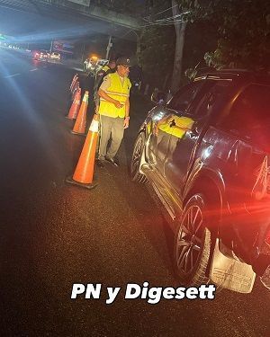 DIGESETT y Policía Nacional refuerzan seguridad vial en Autopista 6 de Noviembre para prevenir accidentes