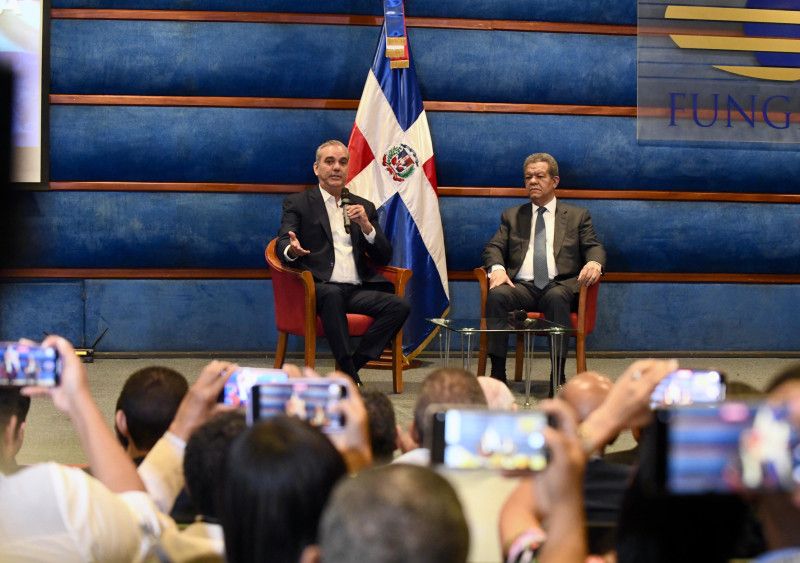 Abinader y Leonel abogan por unidad nacional ante agudización de la crisis en Haití
