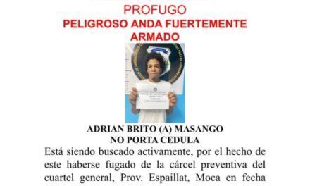 Policía Nacional despliega amplio operativo de búsqueda y captura tras fuga de internos en cárcel preventiva de Moca