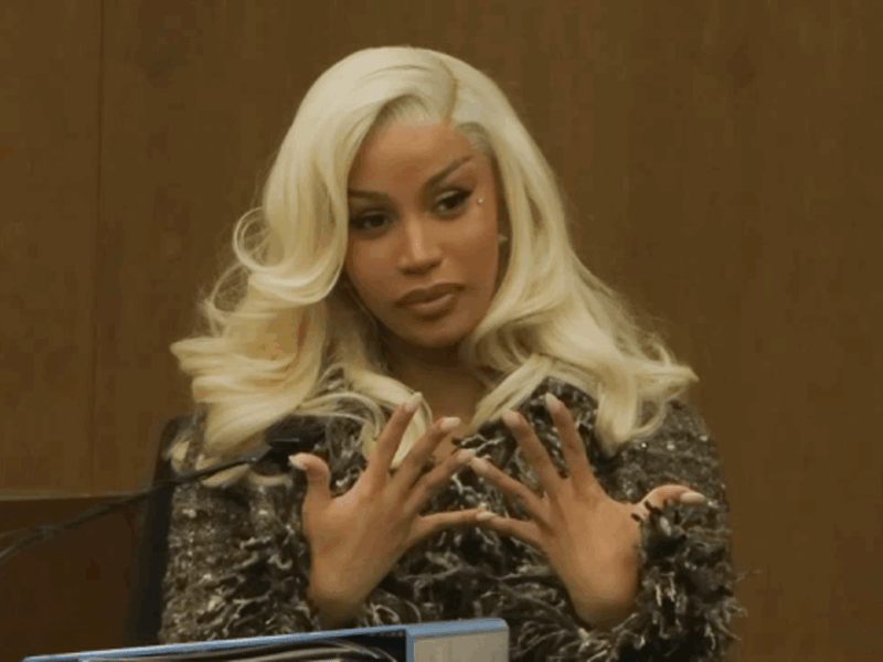 Las reacciones de Cardi B durante juicio por supuesto altercado con guardia de seguridad en 2018