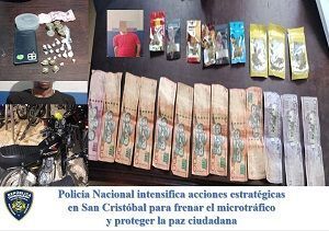 Policía Nacional intensifica acciones estratégicas en San Cristóbal para frenar el microtráfico y proteger la paz ciudadana