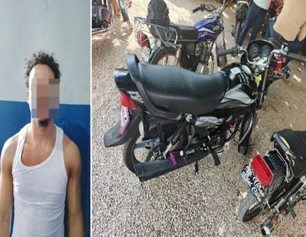 Dirección Regional San Cristóbal protege vidas al capturar a motociclista sorprendido calibrando en la vía pública