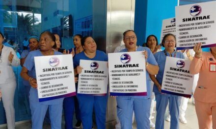 Enfermeras del hospital Cabral y Báez realizan paro de labores por mejores condiciones