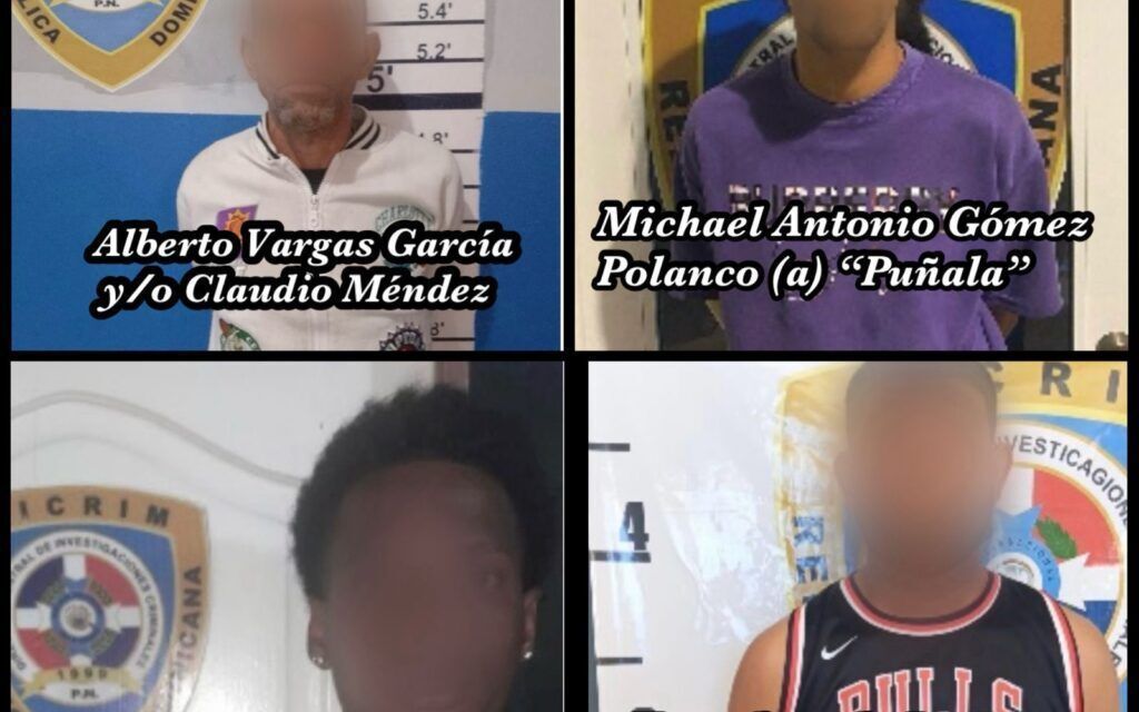 Policía Nacional ejecuta cuatro órdenes de arresto por robo, atraco y estafa en distintos sectores de Santiago