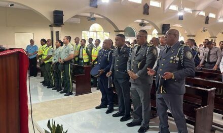 Policía Nacional en Haina celebra misa en honor a San Judas Tadeo, Santo Patrono institucional