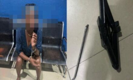 Hombre apresado en flagrante tras sustraer prendas infantiles desde tienda de paca en San Cristóbal