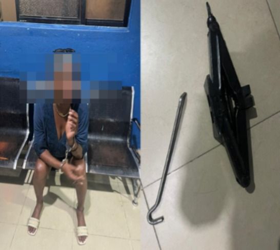 Hombre apresado en flagrante tras sustraer prendas infantiles desde tienda de paca en San Cristóbal