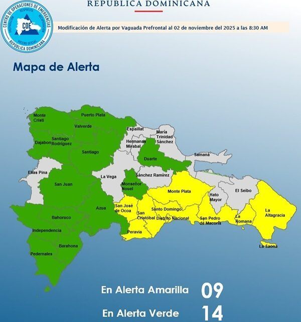 El COE mantiene alertas por onda tropical y vaguada que provocarán más lluvias