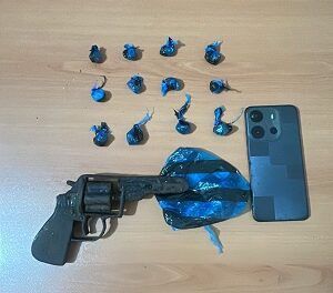 DICRIM San Cristóbal apresa a joven en allanamiento donde se ocupó marihuana y un arma ilegal