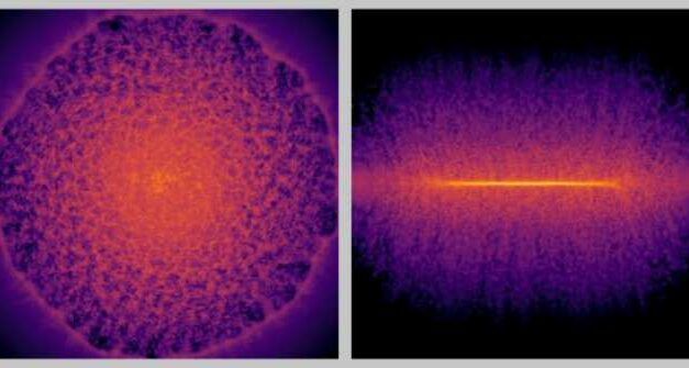 Simulación digital colosal de más de cien mil millones de estrellas