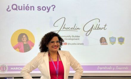Jhocelin Gilbert: el “ángel” que tienen los hispanos en Canadá