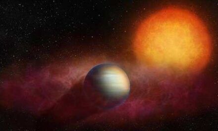 Nubes gigantescas de helio escapando de un planeta