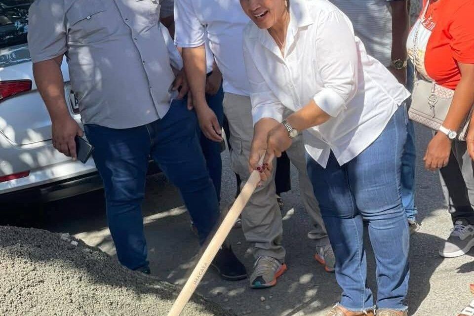 Alcaldía de Tamayo da primer picazo para la construcción de contenes