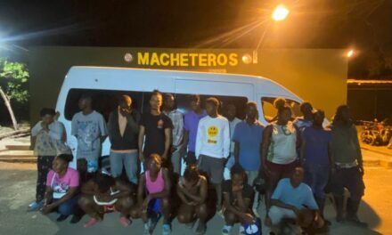Detienen minibús con 21 haitianos indocumentados en Ámina, Valverde
