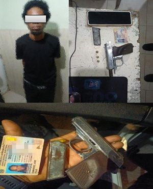 Policía Nacional apresa hombre con pistola ilegal durante operativo preventivo en sector Invic Sea Haina