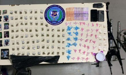 DINTEL, Policía Nacional y Ministerio Público realizan allanamientos en Santiago: tres detenidos, armas ilegales, drogas y más de dos toneladas de cableado eléctrico ocupados