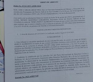 Policía Nacional ejecuta orden de arresto y reafirma su compromiso con la seguridad ciudadana