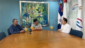 FEJUS Recibe visita de Cortesía del Encargado de Negocios de Nicaragua en Rep. Dom.