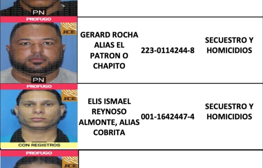 Policía Nacional intensifica búsqueda de peligrosos prófugos vinculados a secuestros y homicidios