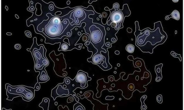 Lo que muestra un nuevo mapa de la materia oscura del universo