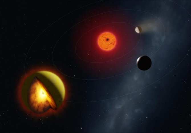 Descubren un planeta líquido