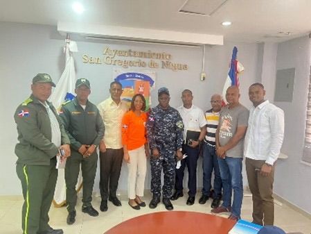 Policía y autoridades coordinan acciones preventivas para garantizar seguridad durante carnaval en Nigua