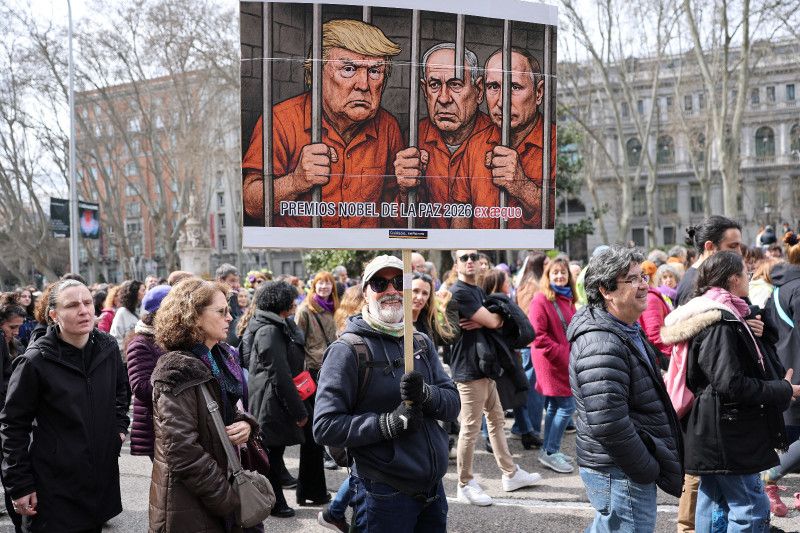 «No a la guerra» en el Día de la Mujer en todo el mundo