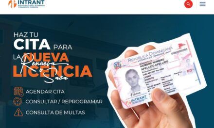INTRANT habilita citas en línea para tramitar la nueva licencia de conducir