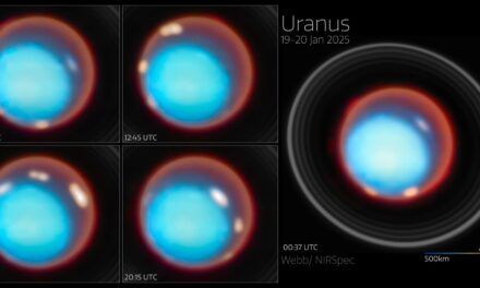 Cartografían a fondo por vez primera la misteriosa atmósfera de Urano