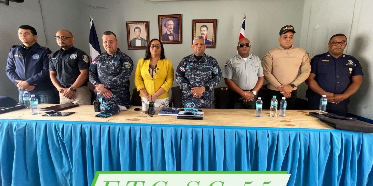 Primera reunión estratégica de la Fuerza Tarea Conjunta con el general Escalante fortalece seguridad ciudadana en San Cristóbal