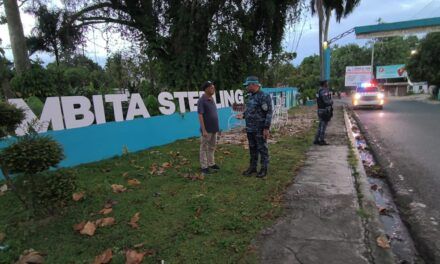 Director Regional Escalante Alcántara realiza recorrido de supervisión y acercamiento comunitario en Cambita Sterling