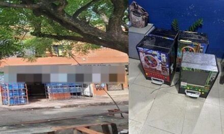 Policía Nacional incauta máquinas tragamonedas ilegales durante operativo en sector Los Molinas