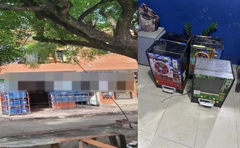 Policía Nacional incauta máquinas tragamonedas ilegales durante operativo en sector Los Molinas