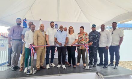 Las Autoridades de Cambita junto al Gral. Escalante inauguran centro comunal para fortalecer seguridad ciudadana