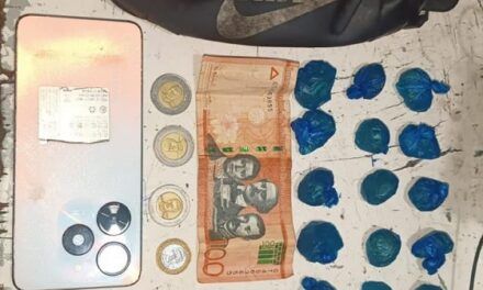 Mujer apresada en Haina con sustancias narcóticas durante operativo preventivo policial