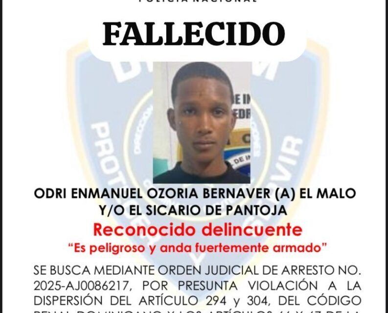 Policía informa cae abatido reconocido delincuente “El Sicario de Pantoja”, al enfrentar patrulla policial que lo buscaba por homicidio en SDO